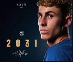 برشلونة يعلن تجديد عقد فيرمين لوبيز حتى عام 2031