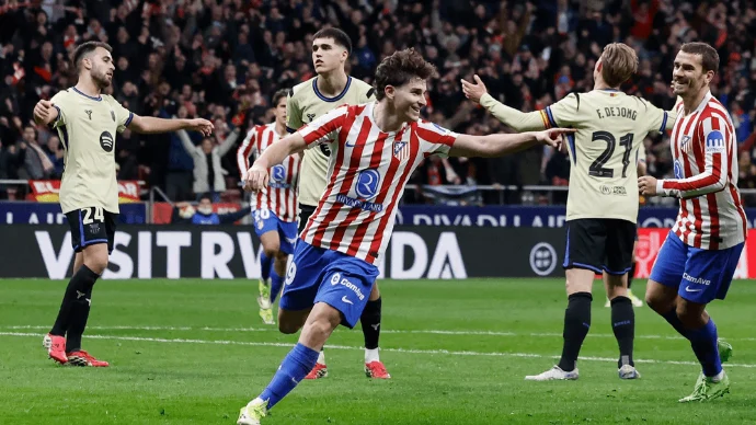 أتلتيكو مدريد يقسو على برشلونة ويضع قدماً في النهائي