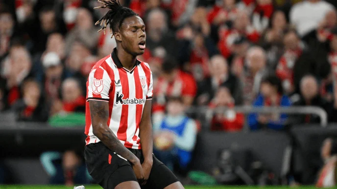 تلقى أتلتيك بلباو ضربة موجعة بعد تأكد غياب نجمه الدولي الإسباني نيكو ويليامس لعدة أسابيع بسبب الإصابة