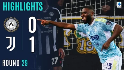 أودينيزي 0 - 1 يوفنتوس ملخص المباراة الدوري الإيطالي 202526