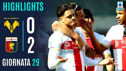 فيرونا 0 - 2 جنوى ملخص المباراة الدوري الإيطالي 202526