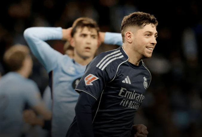ريال مدريد يفوز على سيلتا فيغو في الوقت القاتل