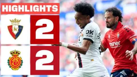 ملخص تعادل أوساسونا ومايوركا 2-2 (الدوري الإسباني)