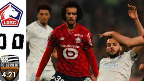 ملخص تعادل ليل ولوريان 1-1 (الدوري الفرنسي)