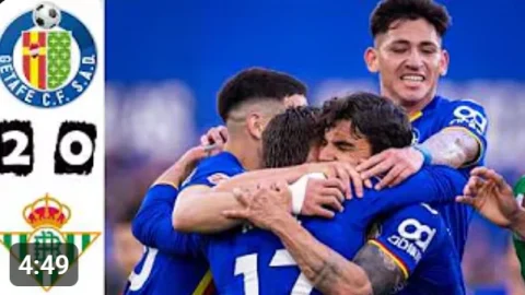 ملخص فوز خيتافي على ريال بيتيس 2-0 (الدوري الإسباني)