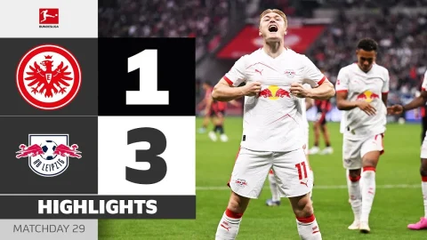 آينتراخت فرانكفورت ضد آر بي لايبزيغ ملخص المباراة الجولة 20 – الدوري الألماني