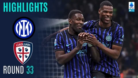 إنتر 3 - 0 كالياري ملخص المباراة الدوري الإيطالي 