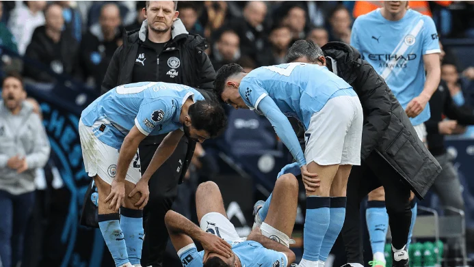 غياب رودري عن مباراة مانشستر سيتي وبيرنلي