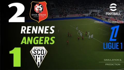 ملخص المباراة رين 2 - 1 أنجيه الدوري الفرنسي