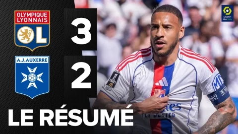 ملخص مباراة ليون ضد أوكسير 3-2 في الدوري الفرنسي