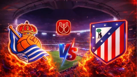 ملخص واحداث ونتيجة مباراة ريال سوسيداد × أتلتيكو مدريد اليوم النهائي في كأس ملك إسبانيا 