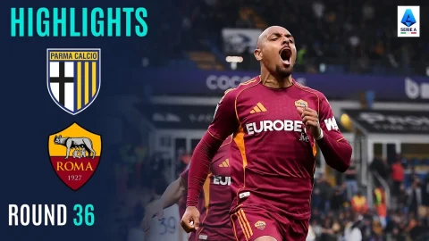 بارما 2 - 3 روما ملخص المباراة الدوري الإيطالي