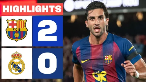 برشلونة 2 0 ريال مدريد، ملخص الليغا