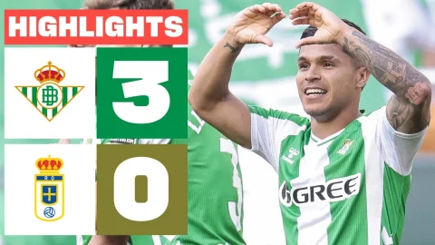 ريال بيتيس 3 - 0 ريال أوفييدو ملخص المباراة الدوري الإسباني