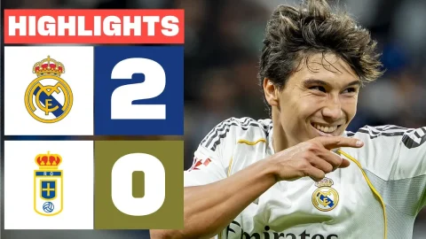ريال مدريد ٢ - ٠ ريال أوفيدو أبرز لقطات الدوري الإسباني