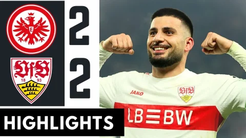 فرانكفورت vs شتوتجارت 2-2 – أهداف وأبرز اللقطات في الدوري الألماني