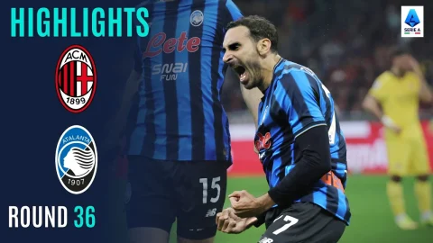ملخص مباراة ميلان وأتالانتا في الدوري الإيطالي
