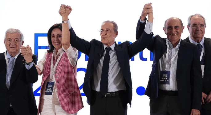 إعادة انتخاب فلورنتينو بيريز رئيساً لريال مدريد