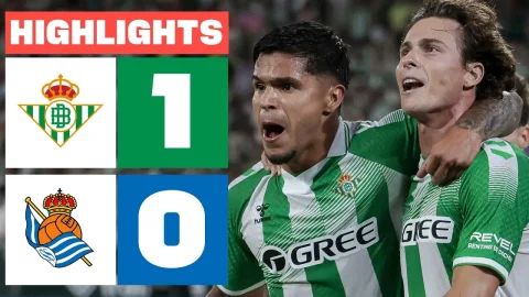 ريال بيتيس 1 - 0 ريال سوسيداد ملخص الدوري الإسباني لاليغا