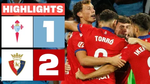 سيلتا 1 - 2 أوساسونا ملخص الدوري الإسباني لاليغا